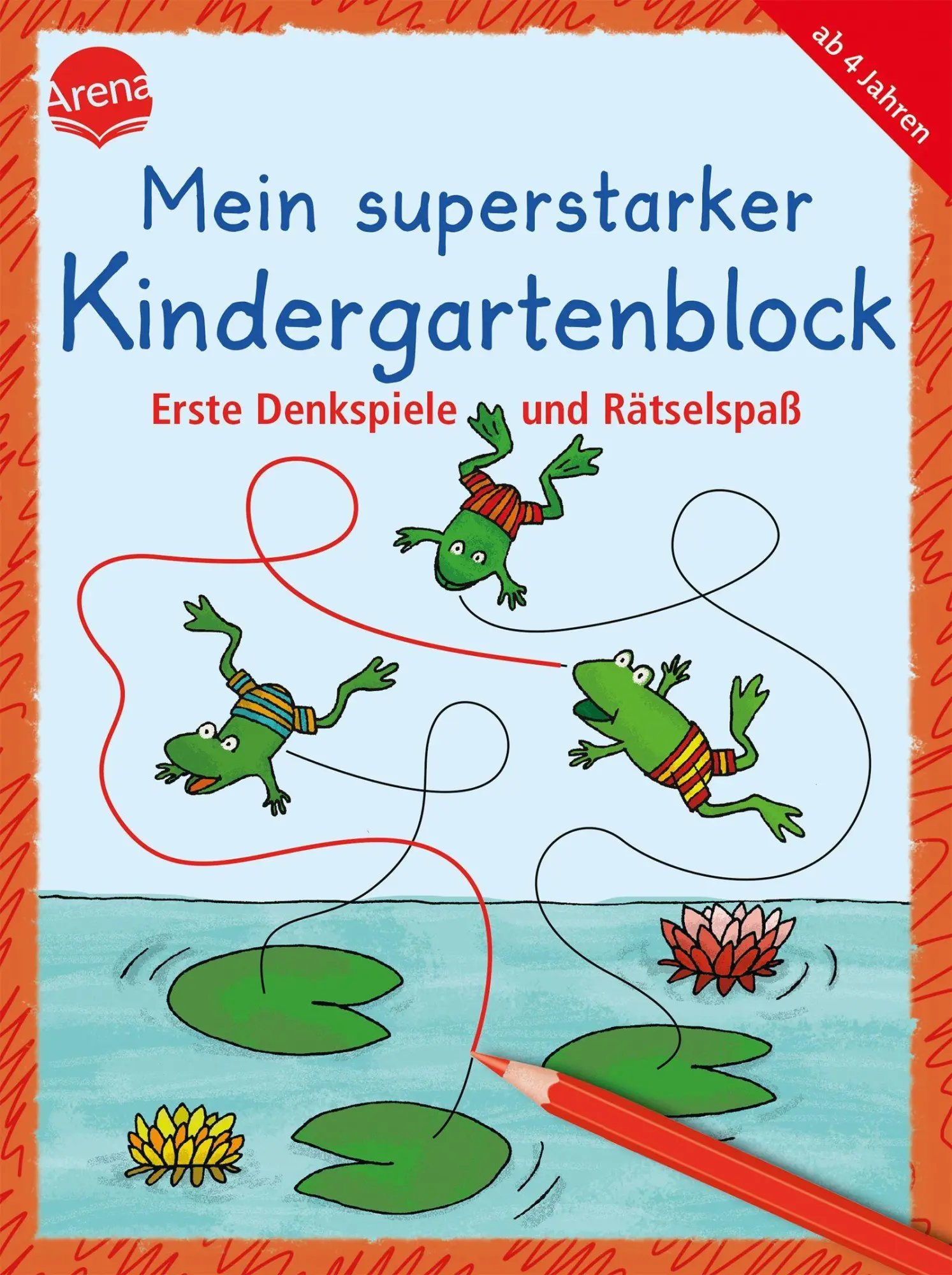 Cover: 9783401722863 | Mein superstarker Kindergartenblock. Erste Denkspiele und Rätselspaß