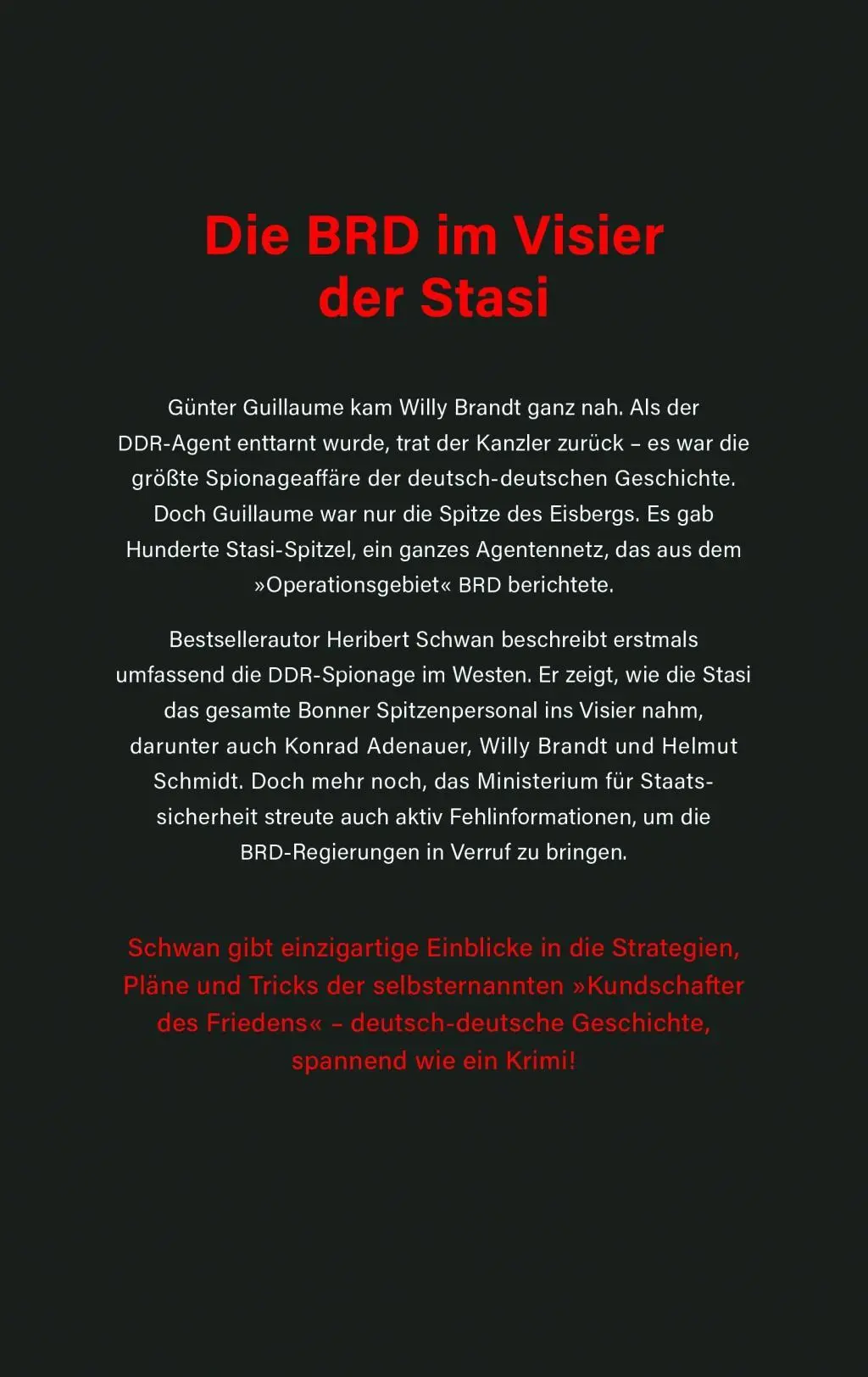 Bild: 9783453202863 | Spione im Zentrum der Macht | Heribert Schwan | Buch | 384 S. | 2019