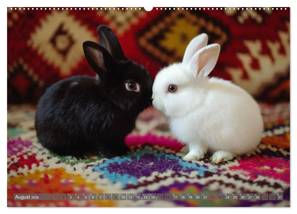 Bild: 9783457262863 | Kuschelige Sofa-Kaninchen (hochwertiger Premium Wandkalender 2026...
