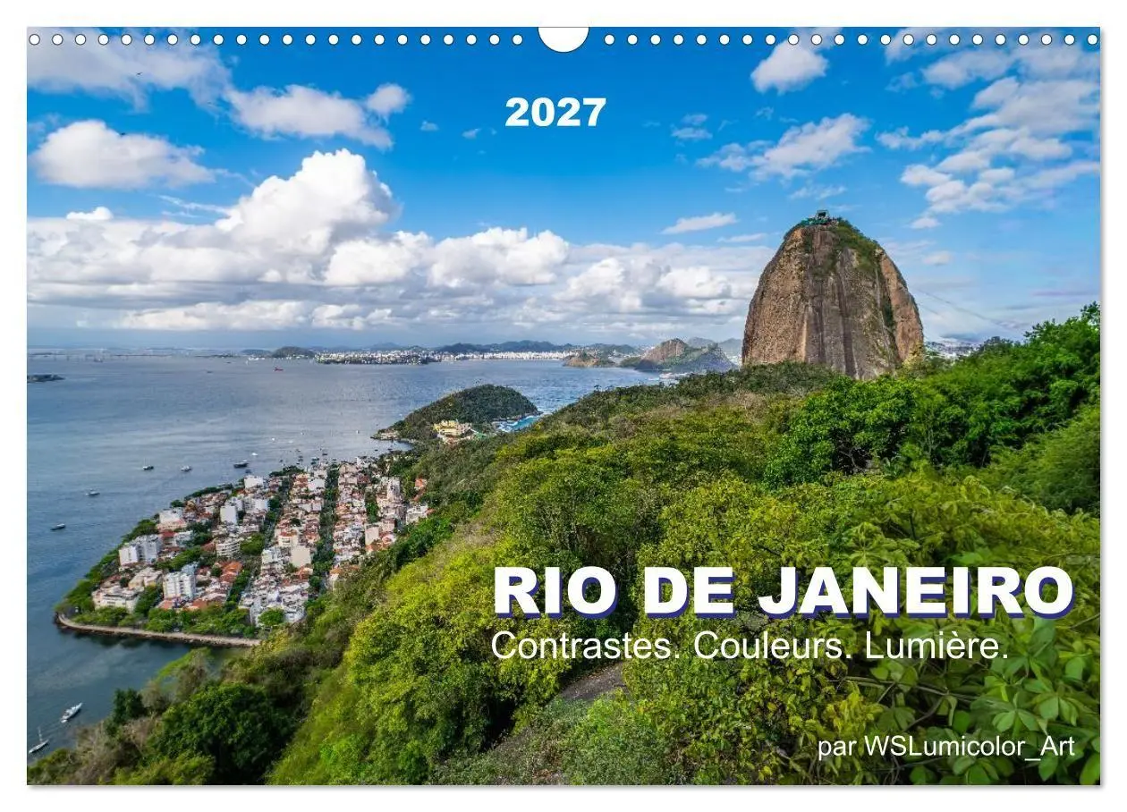 Cover: 9783516802863 | RIO DE JANEIRO Contrastes. Couleurs. Lumière. (Calendrier mural...