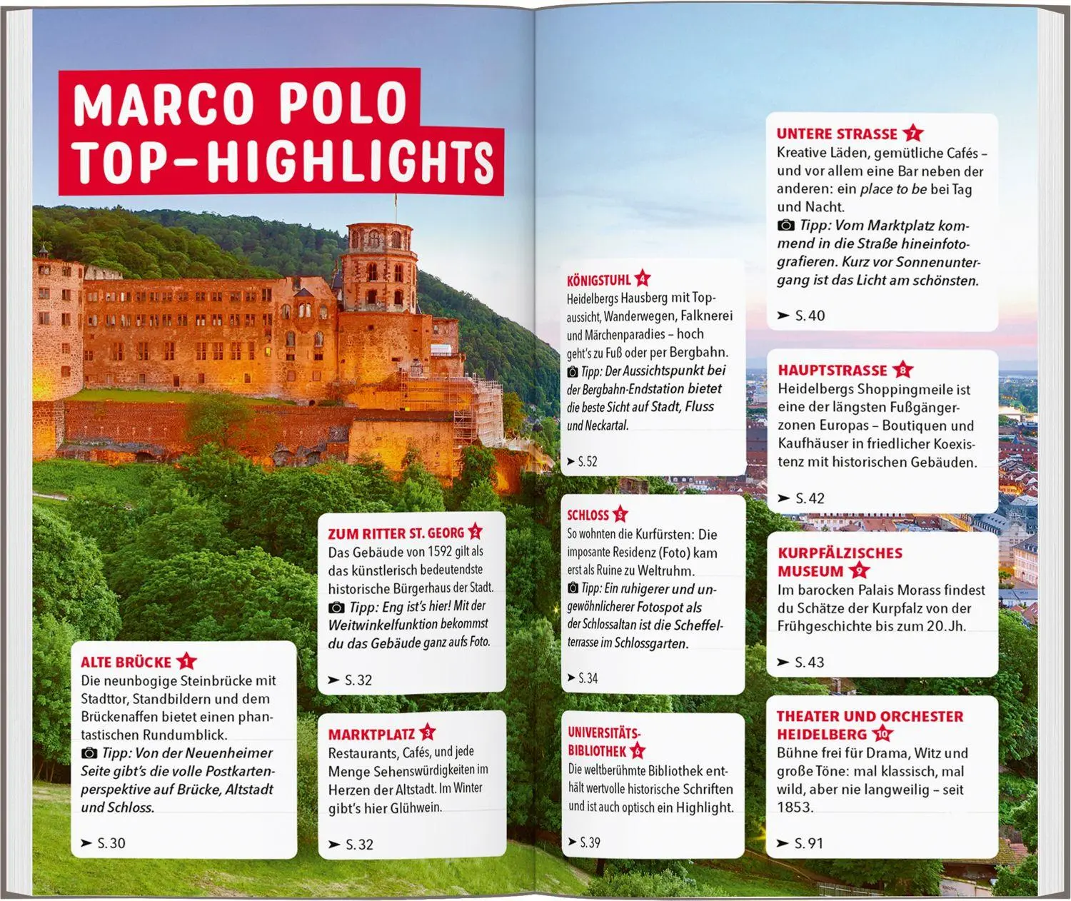Bild: 9783829742863 | MARCO POLO Reiseführer Heidelberg | Marlen O`Brien (u. a.) | Buch