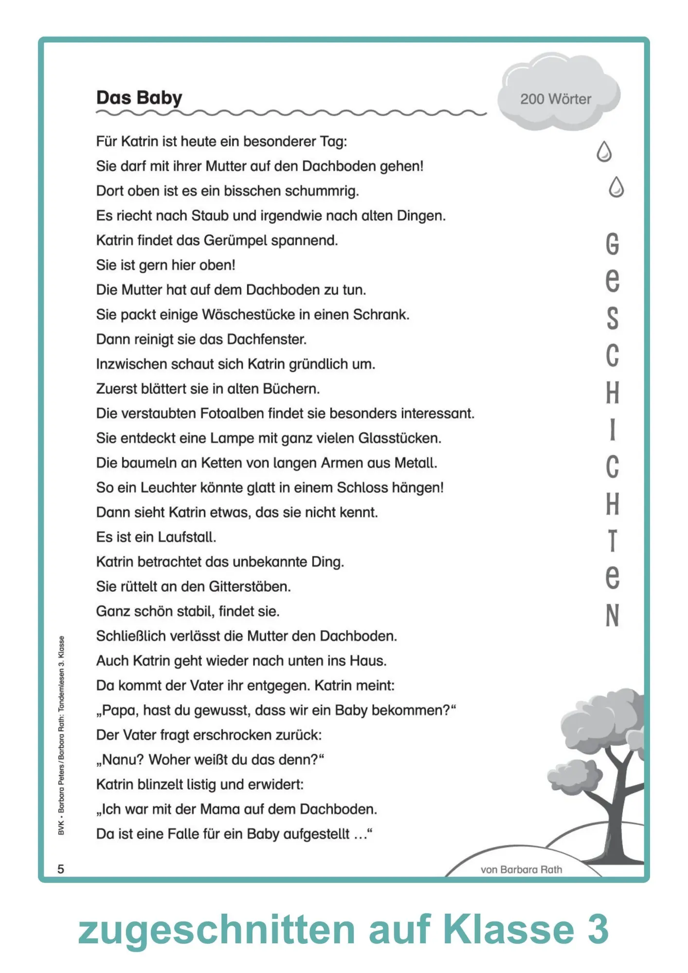 Bild: 9783965202863 | Tandemlesen 3. Klasse | 20 Minuten Lesezeit | Barbara Peters (u. a.)