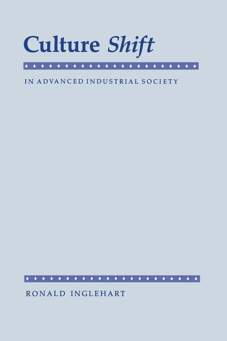 Cover: 9780691022963 | Culture Shift in Advanced Industrial Society | Ronald Inglehart | Buch