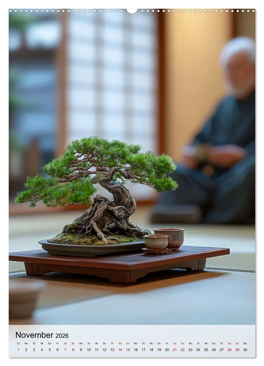 Bild: 9783457942963 | Die stille Kraft des Bonsai (hochwertiger Premium Wandkalender 2026...