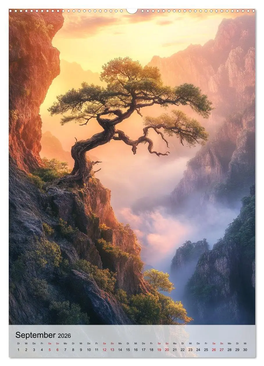 Bild: 9783457942963 | Die stille Kraft des Bonsai (hochwertiger Premium Wandkalender 2026...