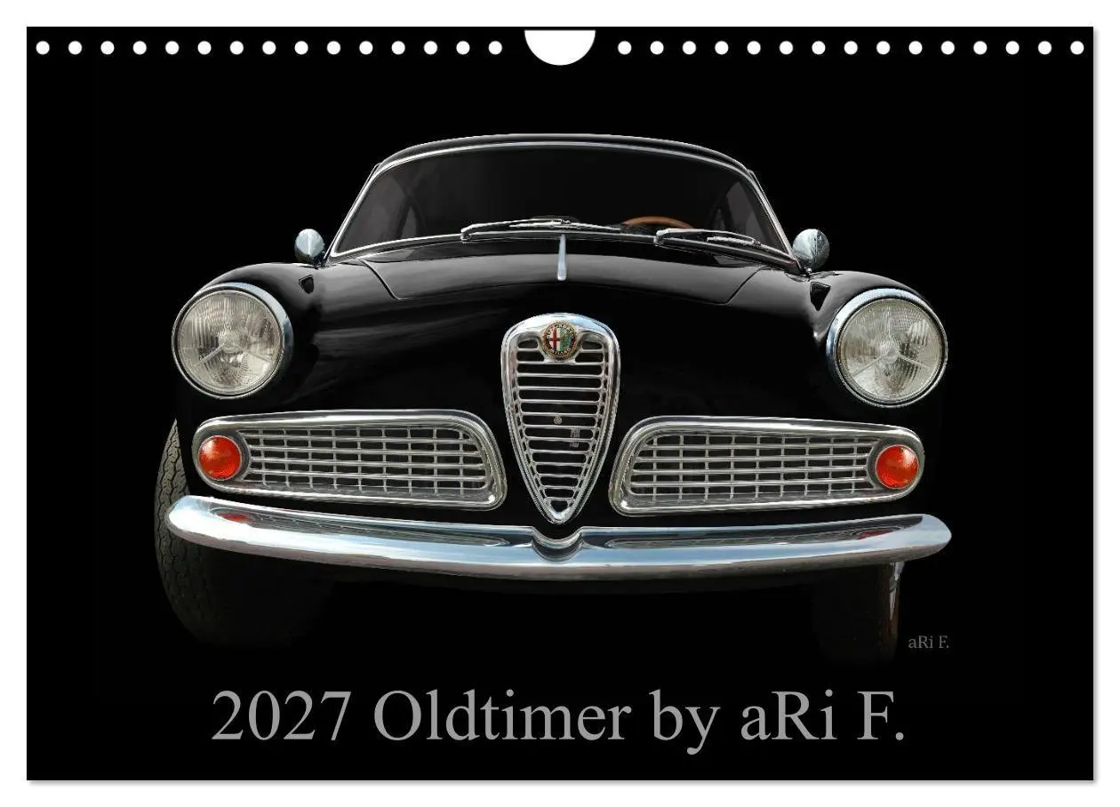 Cover: 9783569672963 | 2027 Oldtimer by aRi F. (Wandkalender 2027 DIN A4 quer), CALVENDO...