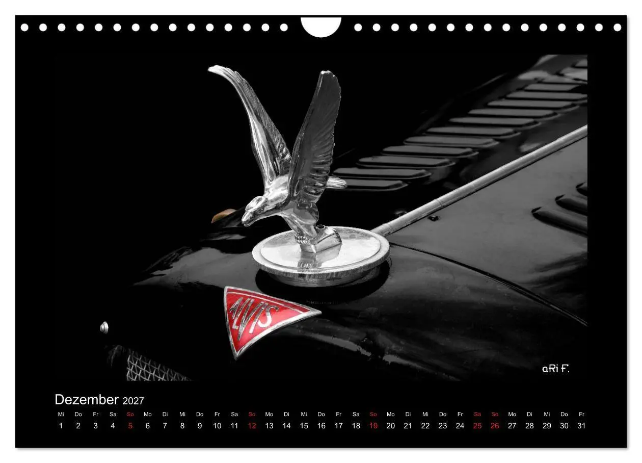 Bild: 9783569672963 | 2027 Oldtimer by aRi F. (Wandkalender 2027 DIN A4 quer), CALVENDO...