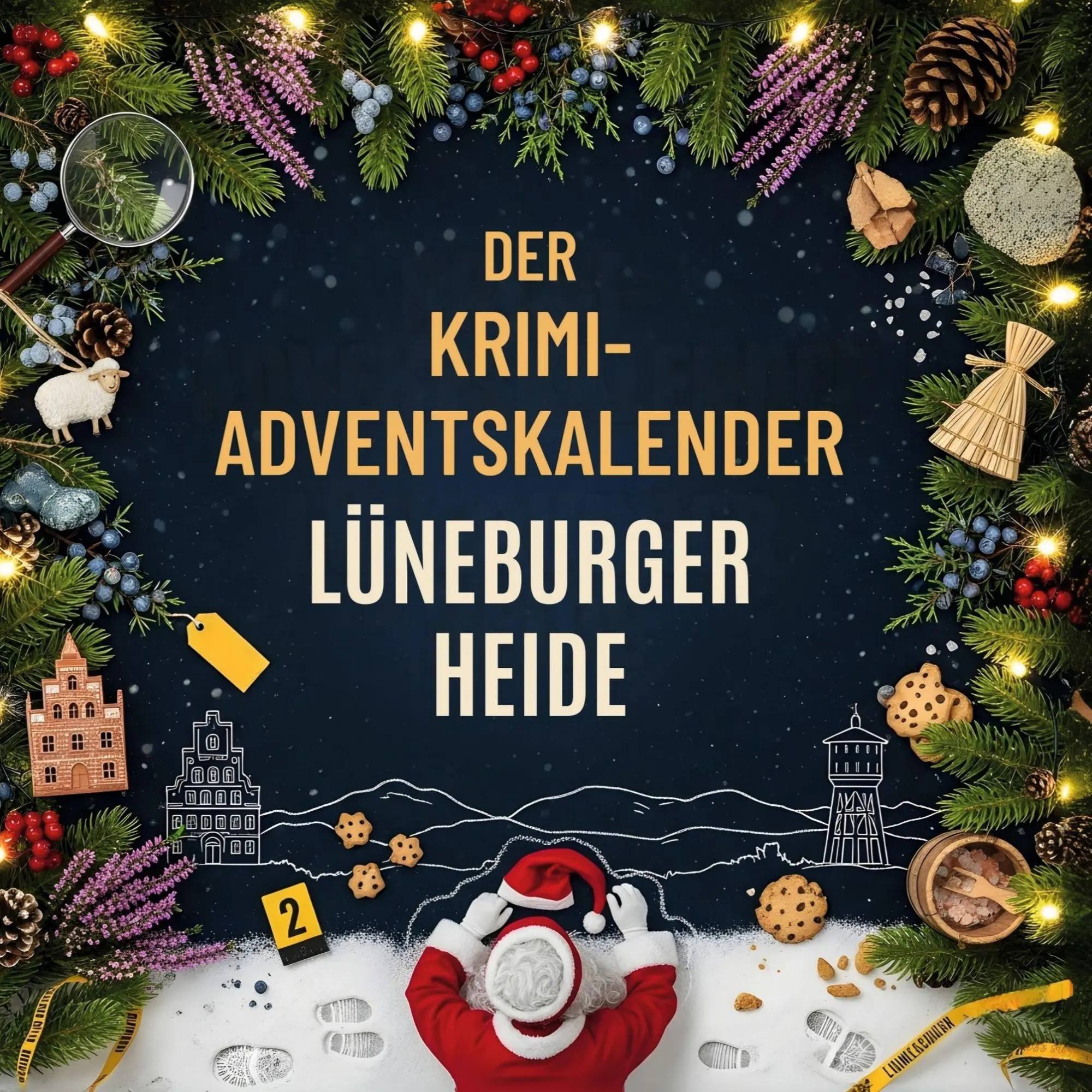 Cover: 9783695302963 | Der Krimi-Adventskalender Lüneburger Heide | Florian Bauer | Buch
