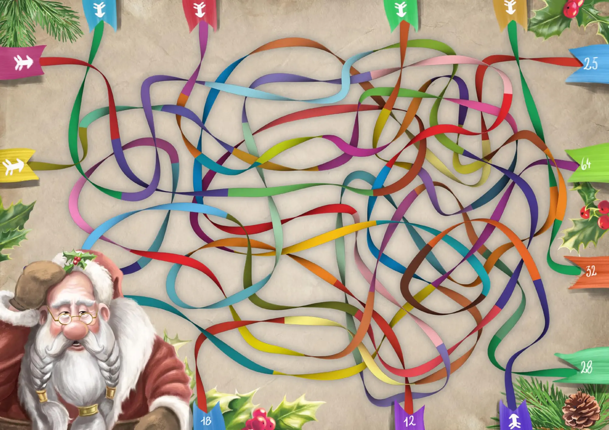 Bild: 9783764152963 | Das kleine Böse Rätselbuch - 24 fiese Weihnachtslabyrinthe (Das...