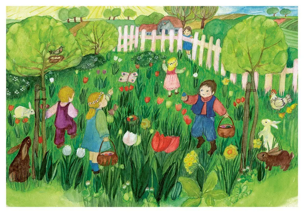 Bild: 9783825152963 | Postkartenbuch 'Fröhlicher Jahresreigen' | Eva-Maria Ott-Heidmann
