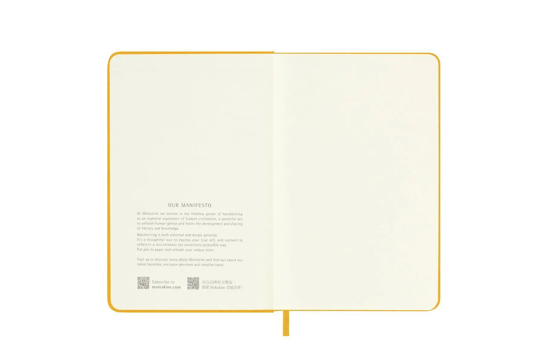 Bild: 8056598853063 | Moleskine Classic Notebook, Pocket, Ruled, Orange Yellow, Silk Hard...