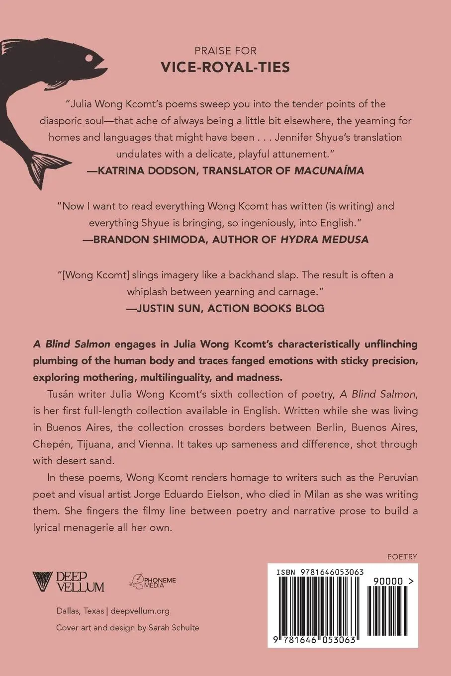 Rückseite: 9781646053063 | A Blind Salmon | Julia Wong Kcomt | Taschenbuch | Englisch | 2024