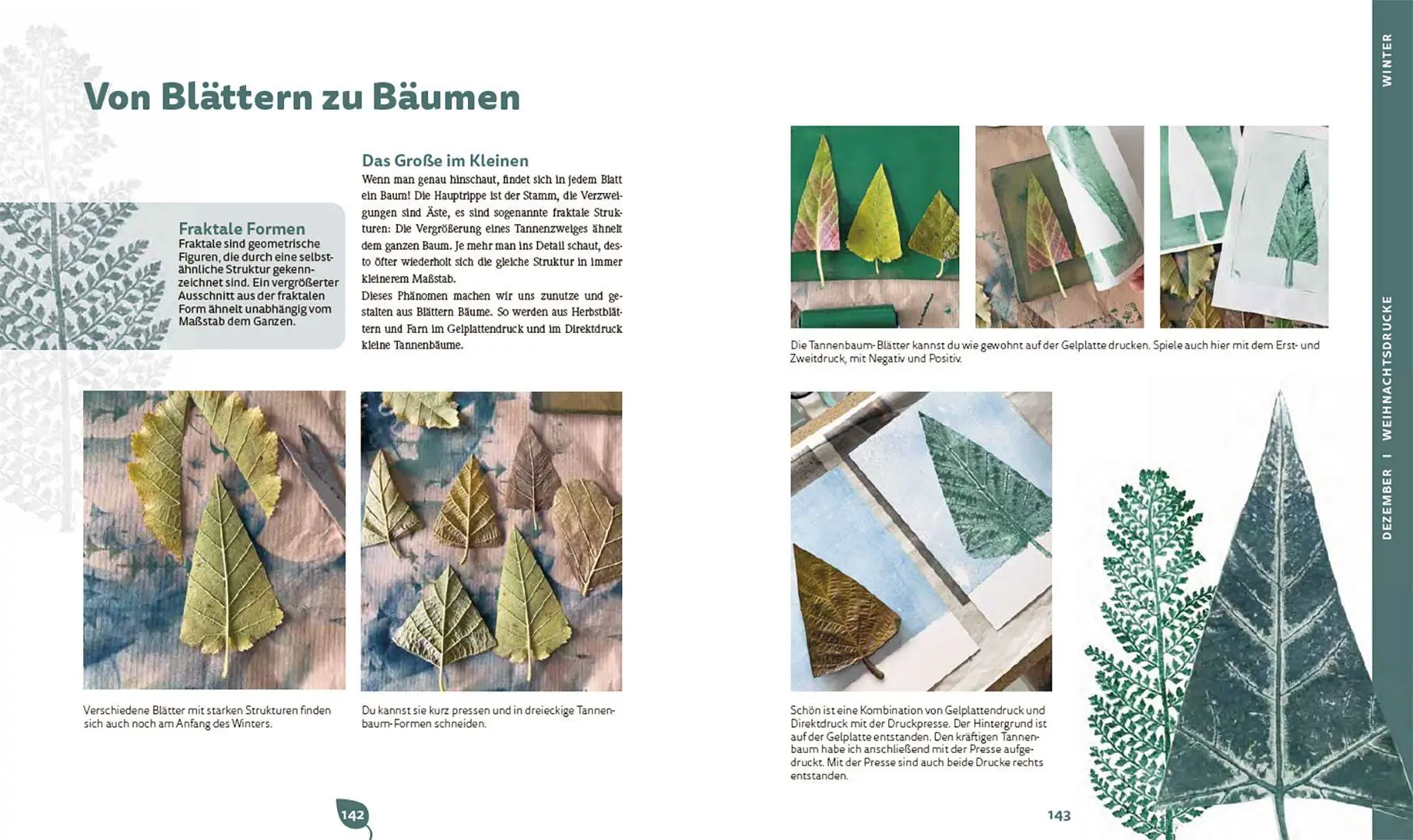 Bild: 9783258603063 | Bunte Blätter | Pflanzendruck auf Stoff und Papier | Michaela Müller