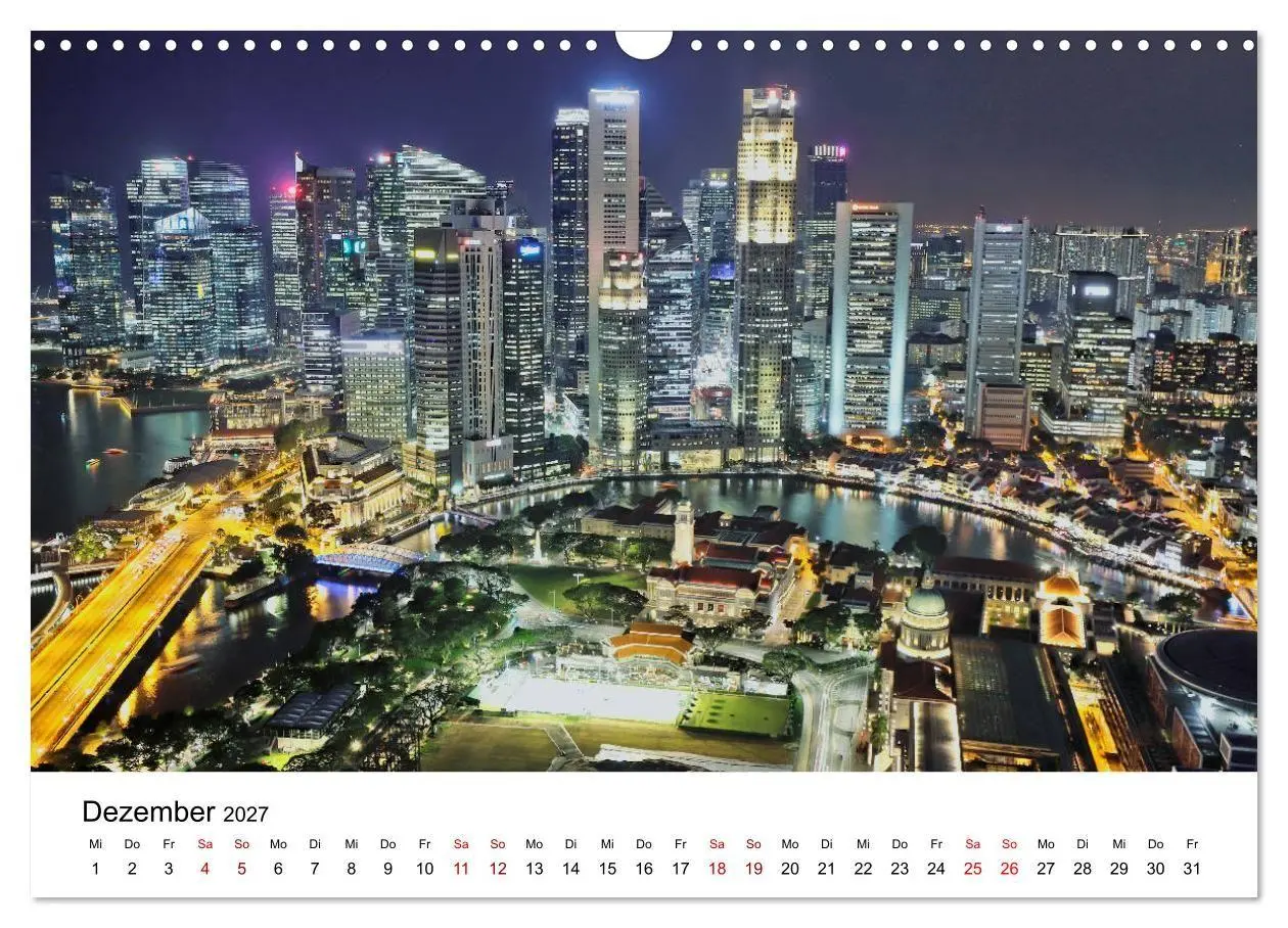 Bild: 9783569563063 | Singapur - Perle Südostasiens (Wandkalender 2027 DIN A3 quer),...