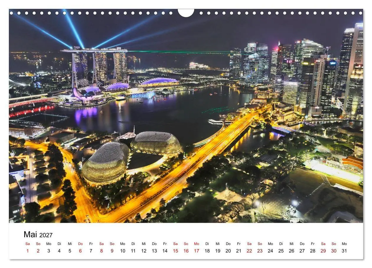 Bild: 9783569563063 | Singapur - Perle Südostasiens (Wandkalender 2027 DIN A3 quer),...