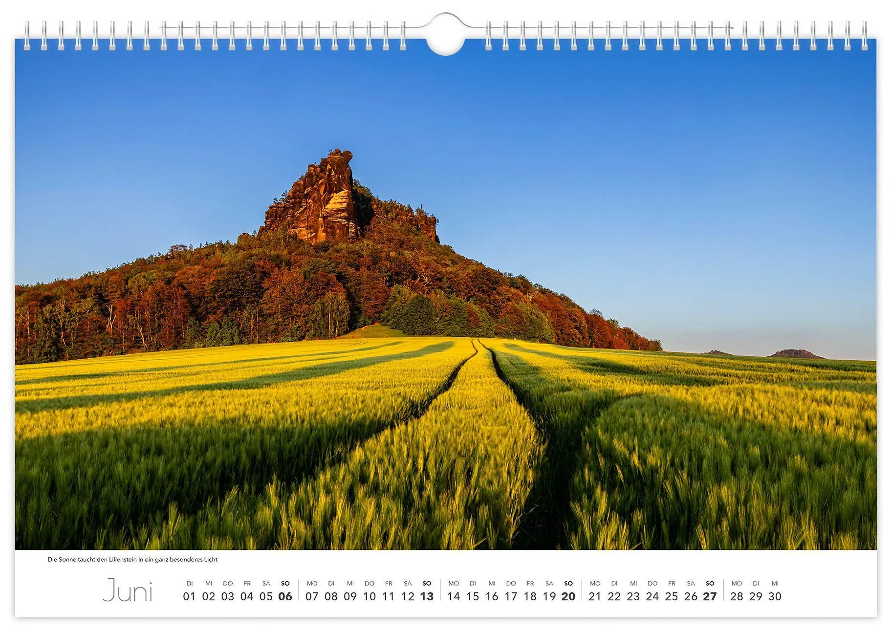 Bild: 9783912303063 | Kalender Sächsische Schweiz 2027 | 45 x 30 cm weißes Kalendarium