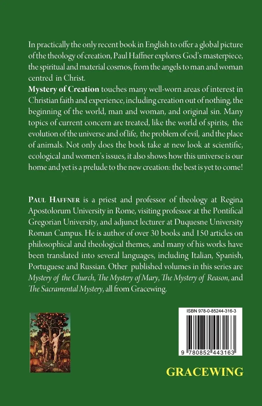 Rückseite: 9780852443163 | Mystery of Creation | Paul Haffner | Taschenbuch | Englisch | 1995