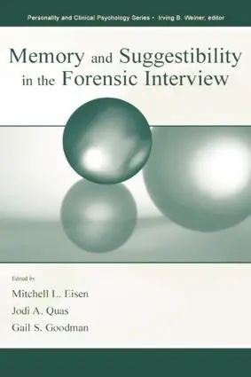 Cover: 9781138003163 | Memory and Suggestibility in the Forensic Interview | Eisen (u. a.)