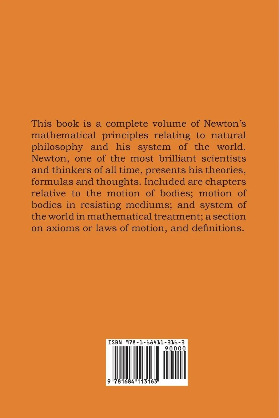 Rückseite: 9781684113163 | The Principia | Mathematical Principles of Natural Philosophy | Newton