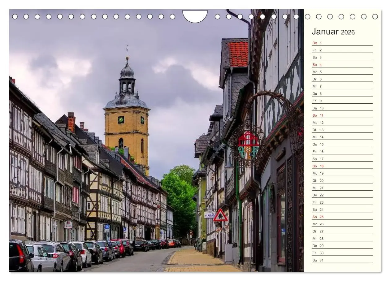 Bild: 9783457993163 | Goslar - Hanse- und Kaiserstadt im Harz (Wandkalender 2026 DIN A4...