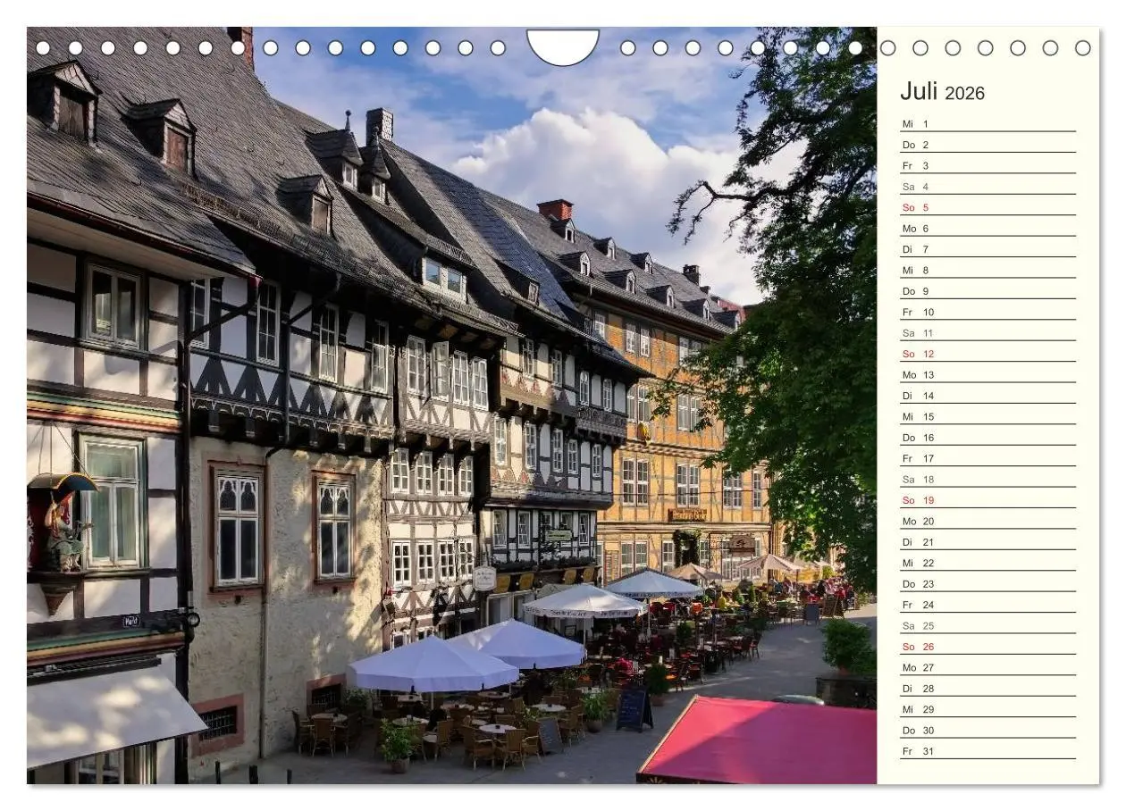 Bild: 9783457993163 | Goslar - Hanse- und Kaiserstadt im Harz (Wandkalender 2026 DIN A4...