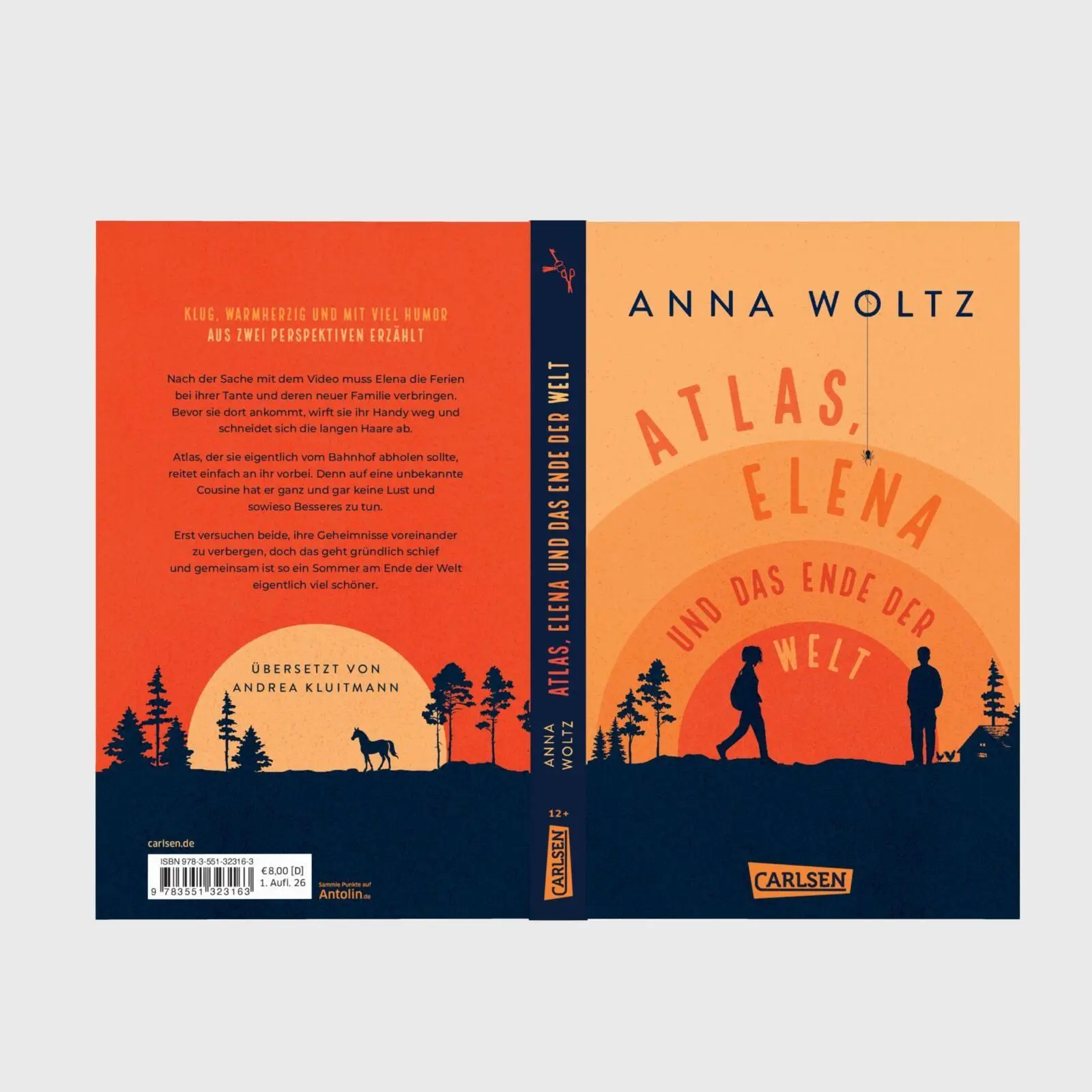 Bild: 9783551323163 | Atlas, Elena und das Ende der Welt | Anna Woltz | Taschenbuch | 192 S.