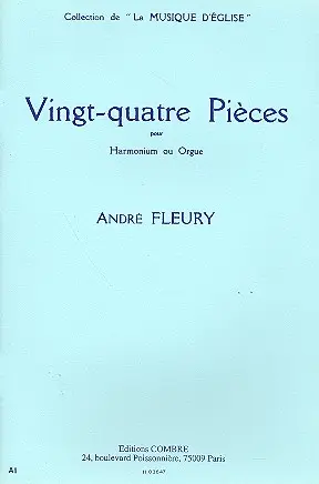 Cover: 9790230303163 | 24 pièces pour Harmonium ou Orgue | André Édouard Antoine Marie Fleury