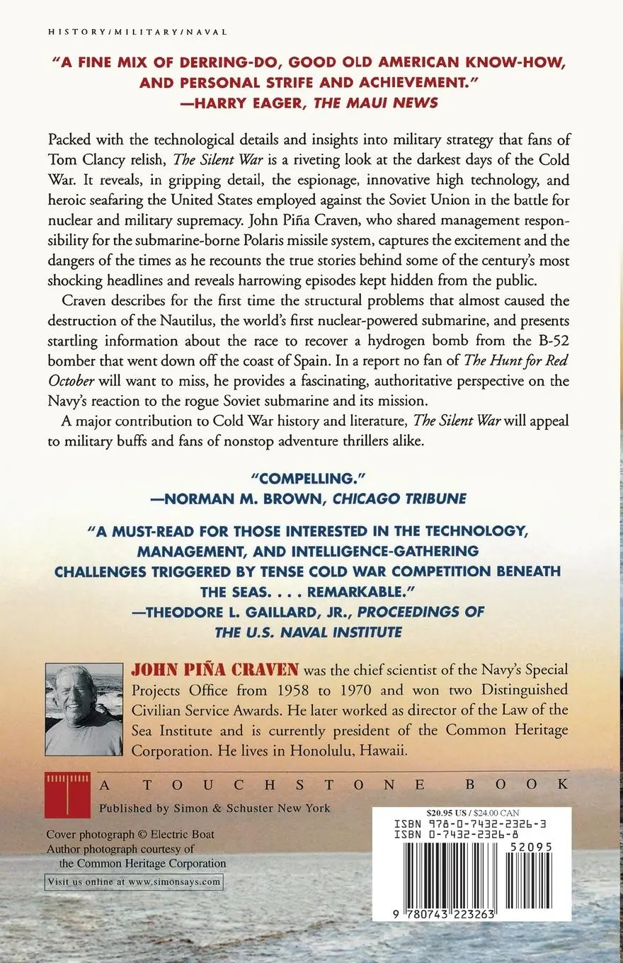 Rückseite: 9780743223263 | The Silent War | The Cold War Battle Beneath the Sea | Craven | Buch