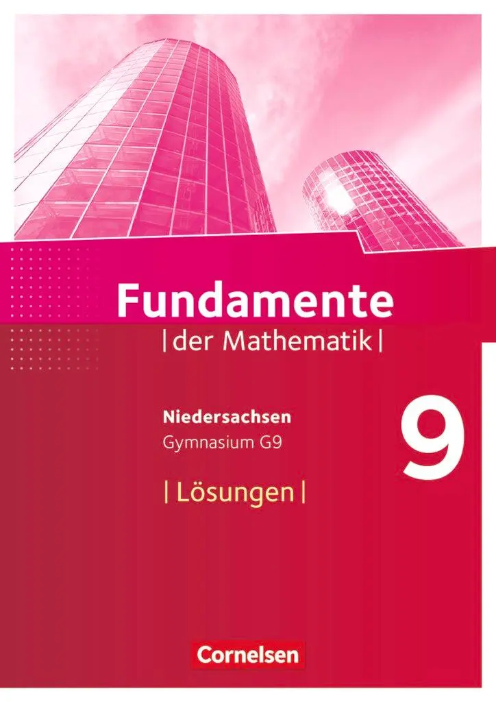 Cover: 9783060413263 | Fundamente der Mathematik 9. Schuljahr - Gymnasium Niedersachsen -...