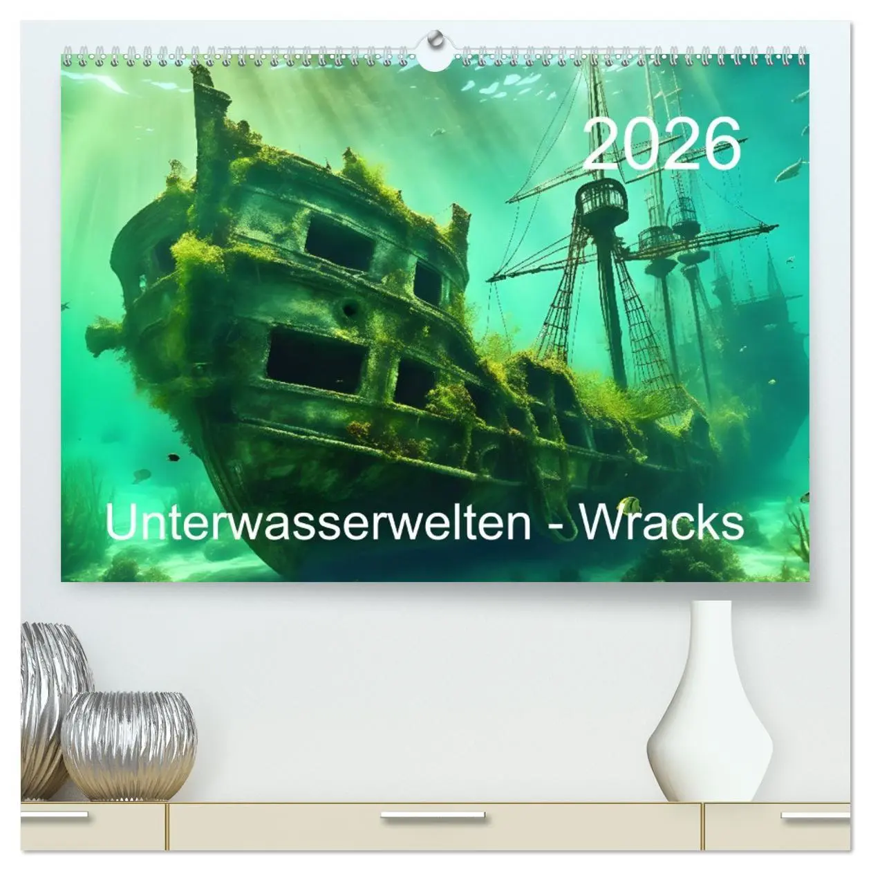 Cover: 9783457293263 | Unterwasserwelt der Wracks 2026 (hochwertiger Premium Wandkalender...