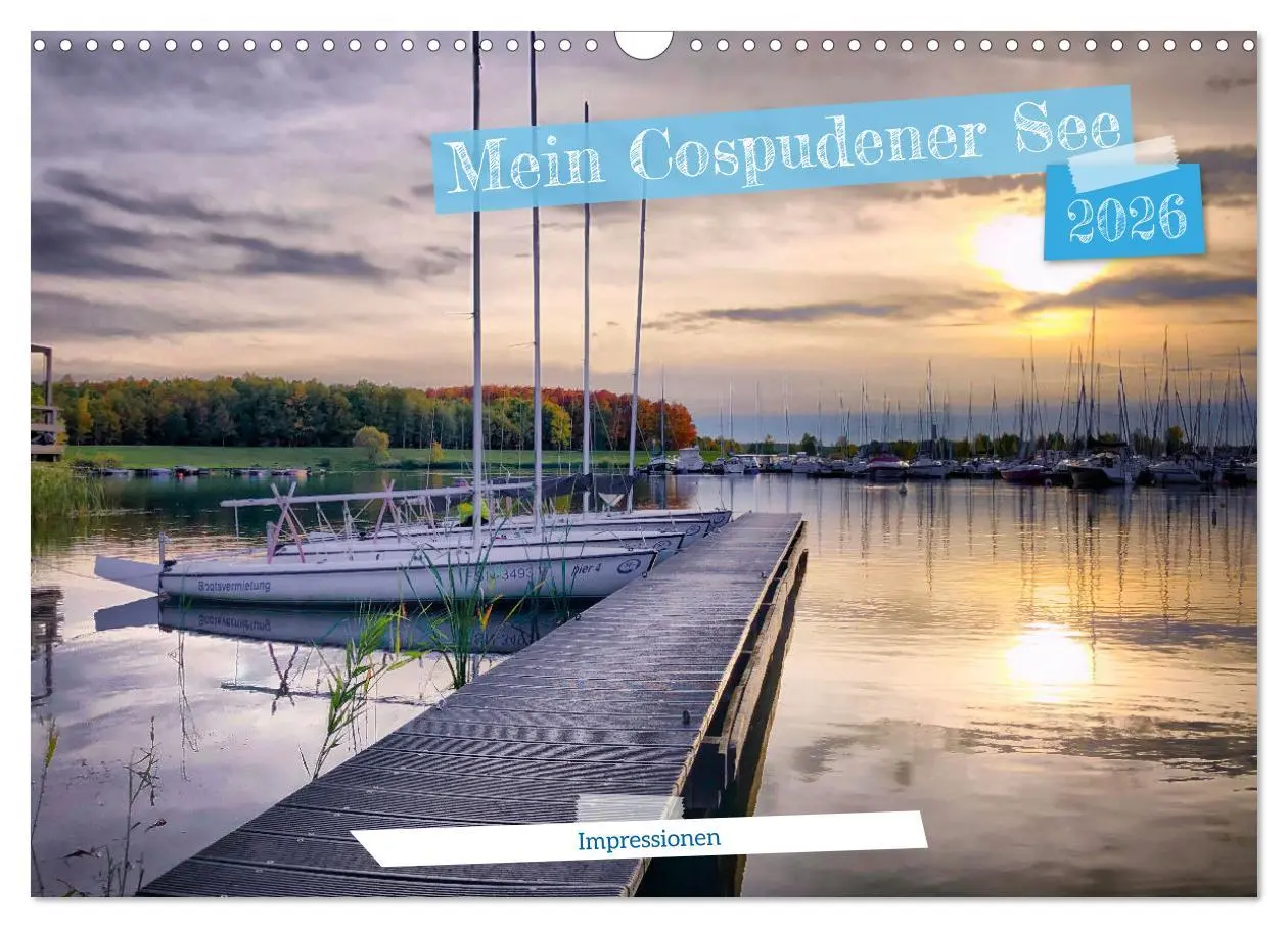 Cover: 9783457503263 | Mein Cospudener See (Wandkalender 2026 DIN A3 quer), CALVENDO...