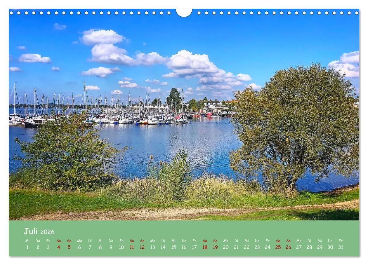 Bild: 9783457503263 | Mein Cospudener See (Wandkalender 2026 DIN A3 quer), CALVENDO...