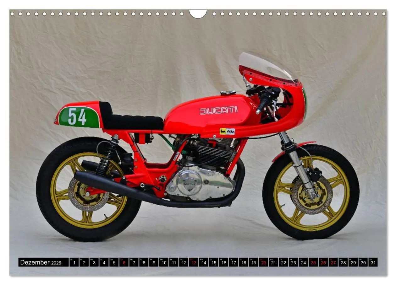 Bild: 9783516213263 | Ducati 500 Sport Desmo (Wandkalender 2026 DIN A3 quer), CALVENDO...