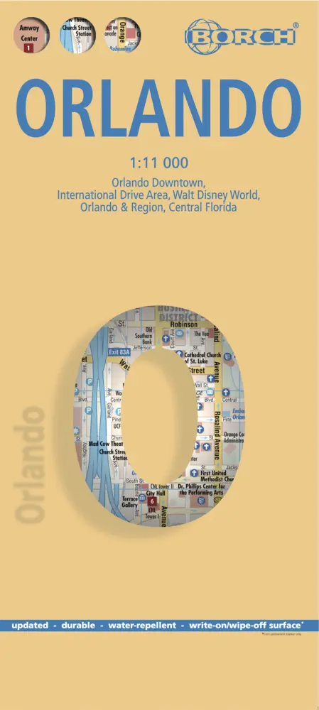 Cover: 9783866093263 | Borch Map Orlando | (Land-)Karte | Mehrfarbendruck. Gefalzt | 2 S.