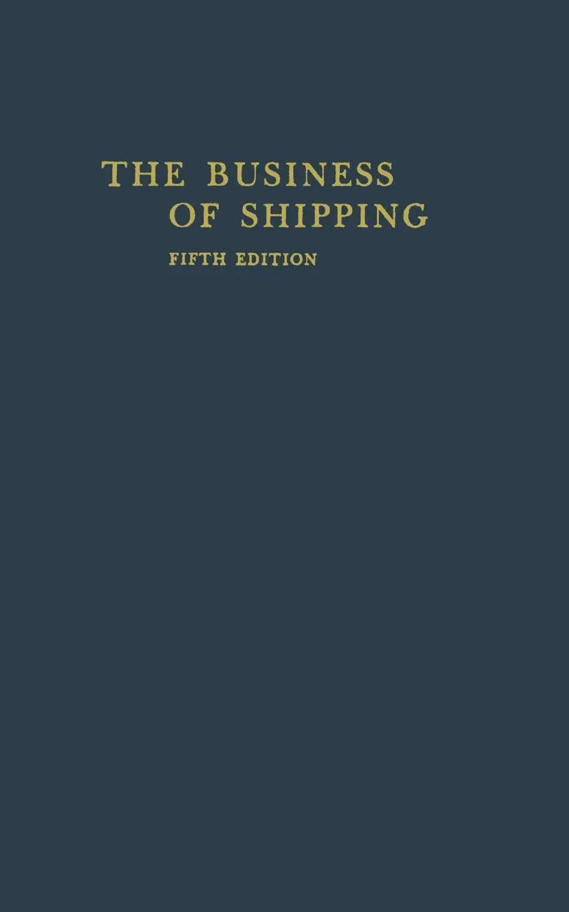 Cover: 9789401083263 | The Business of Shipping | Lane C. Kendall | Taschenbuch | x | 2011