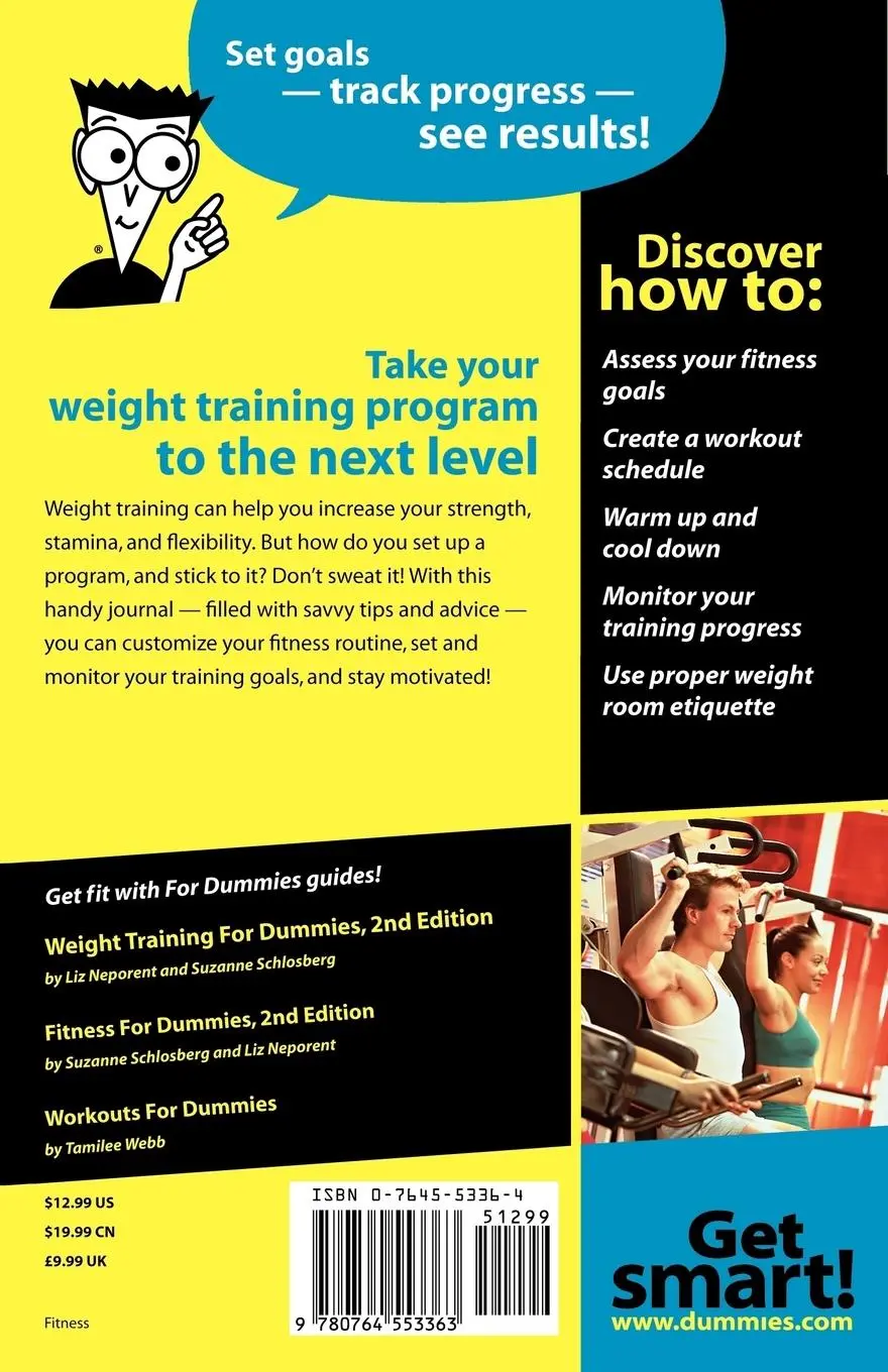 Rückseite: 9780764553363 | Weight Training Diary For Dummies | Allen St John | Taschenbuch | 2001