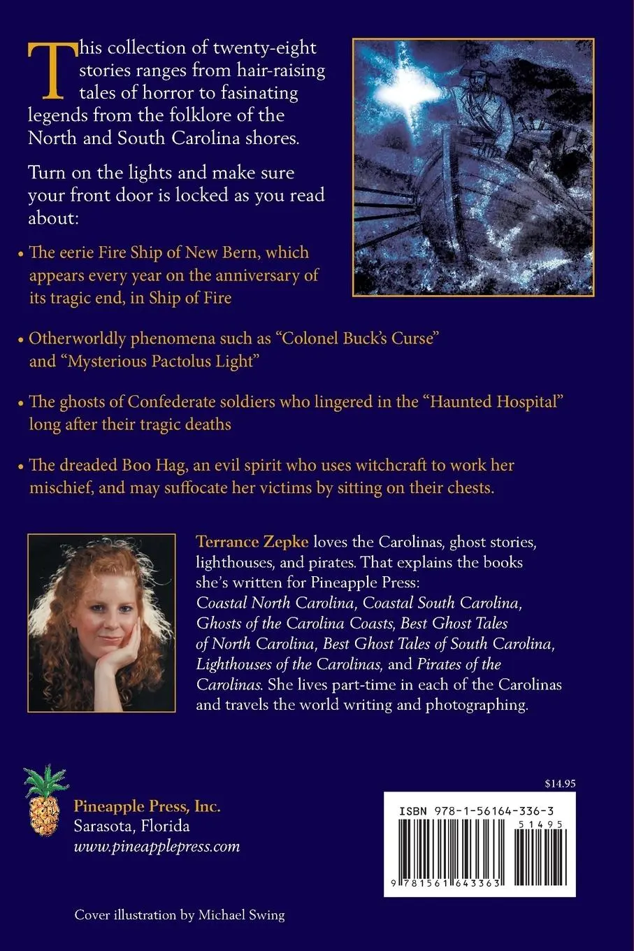 Rückseite: 9781561643363 | Ghosts and Legends of the Carolina Coasts | Terrance Zepke | Buch