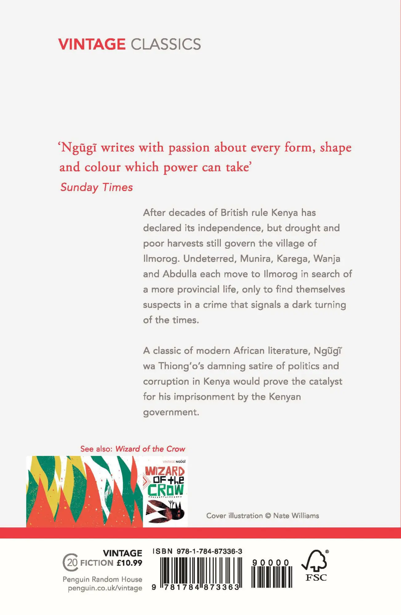 Rückseite: 9781784873363 | Petals of Blood | Ngugi Wa Thiong'O | Taschenbuch | 432 S. | Englisch