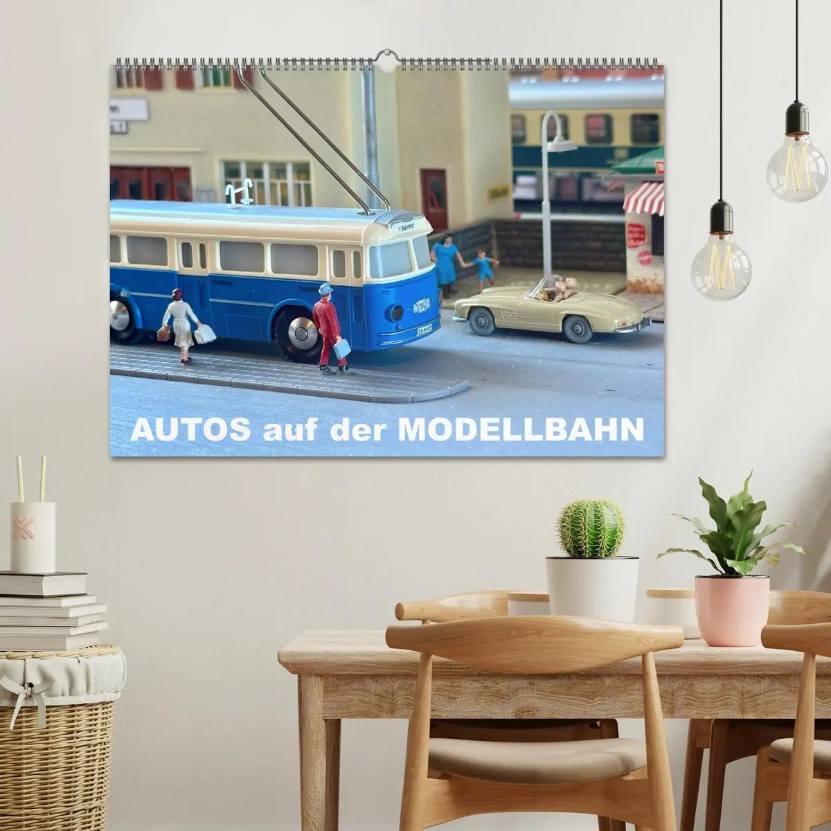 Bild: 9783457353363 | Autos auf der Modellbahn (Wandkalender 2026 DIN A2 quer), CALVENDO...