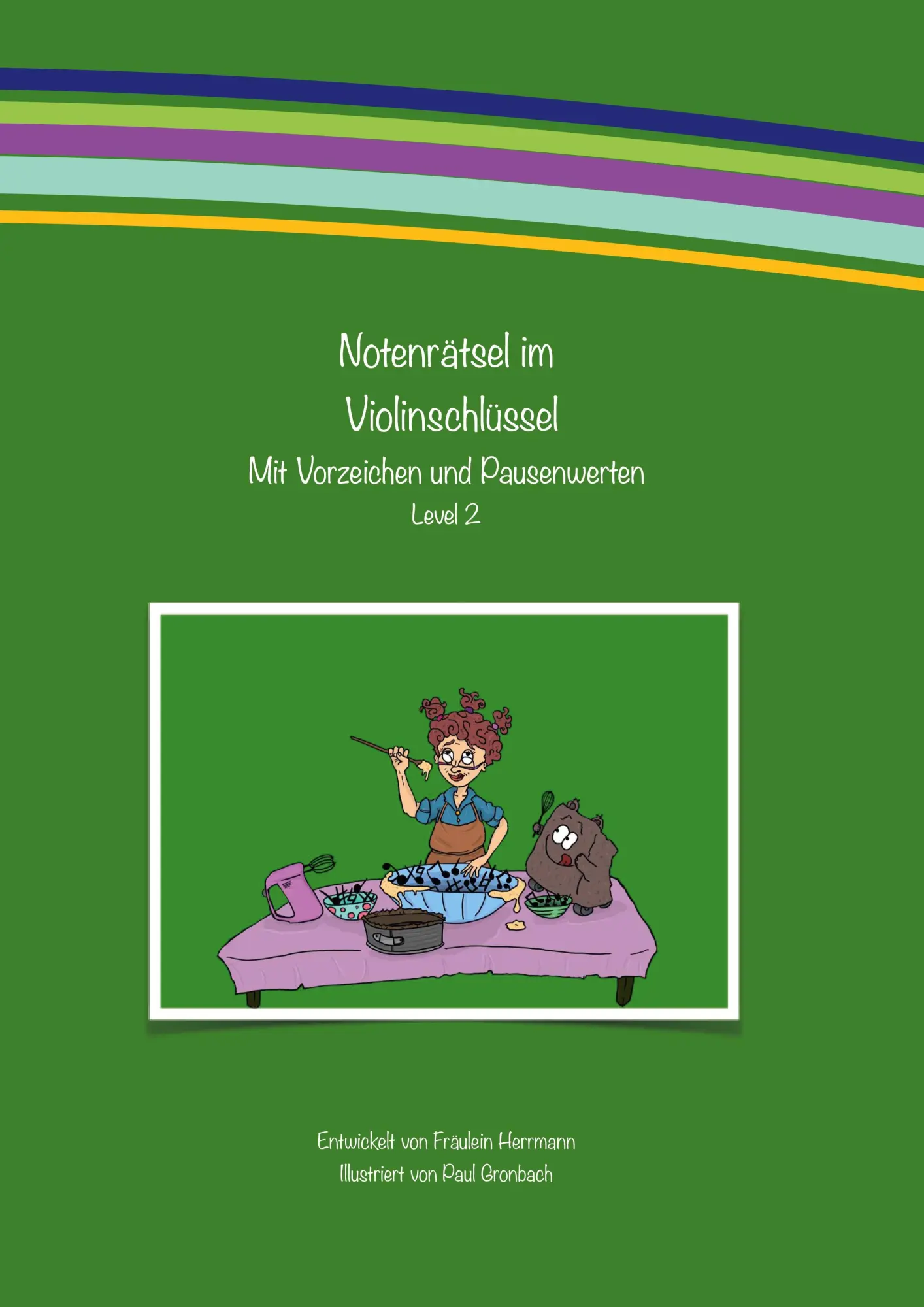 Cover: 9783756883363 | Notenrätsel im Violinschlüssel mit Vorzeichen | Level 2 | Herrmann