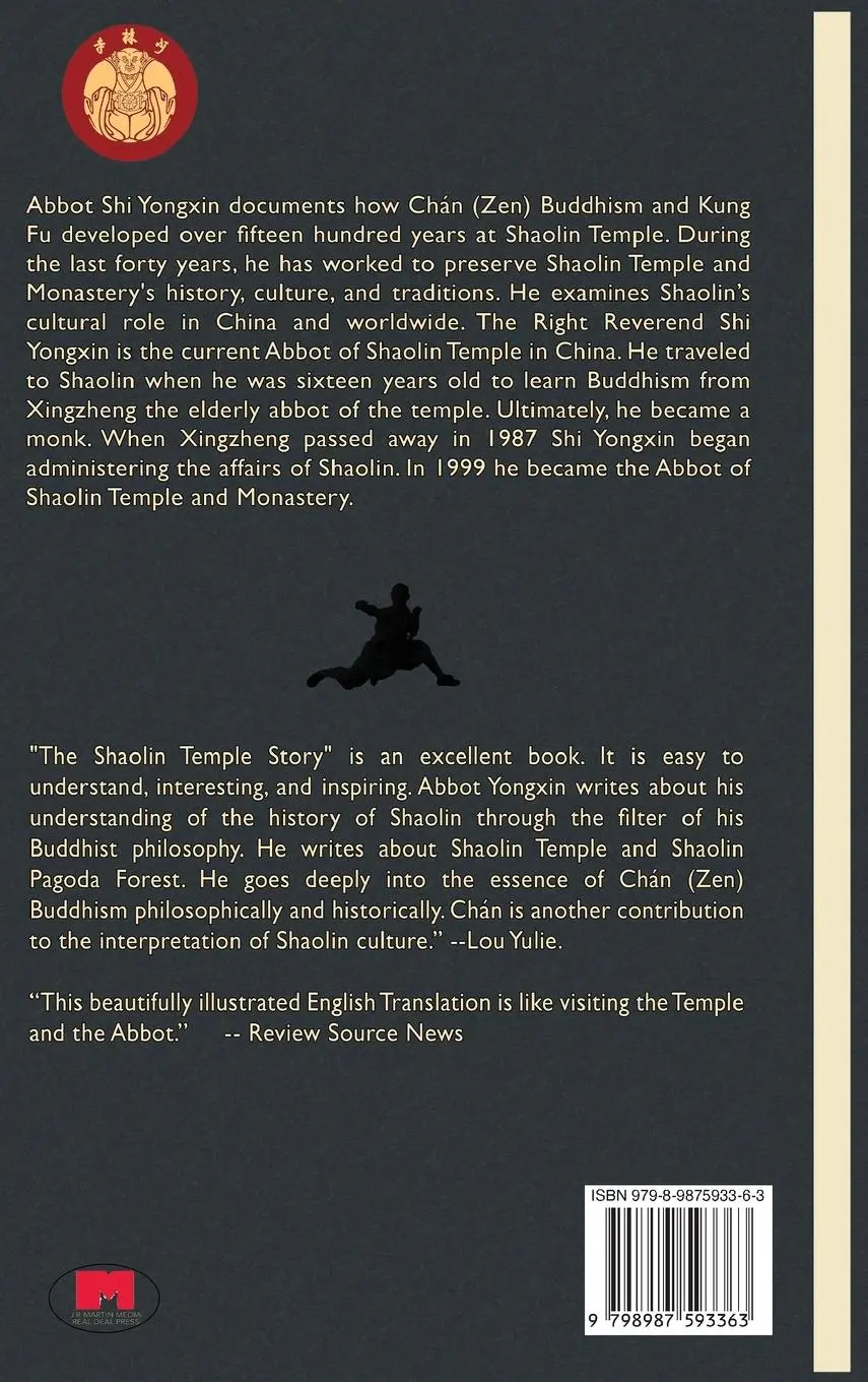 Rückseite: 9798987593363 | The Shaolin Temple Story | Shi Yongxin | Buch | Englisch | 2023