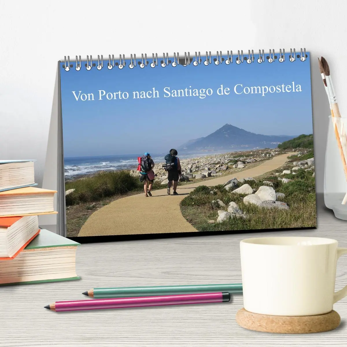 Bild: 9783457723463 | Von Porto nach Santiago de Compostela (Tischkalender 2026 DIN A5...