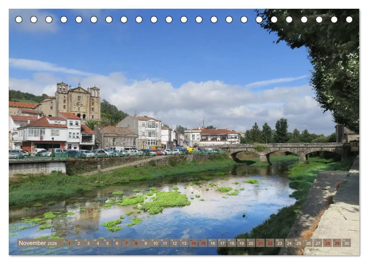 Bild: 9783457723463 | Von Porto nach Santiago de Compostela (Tischkalender 2026 DIN A5...