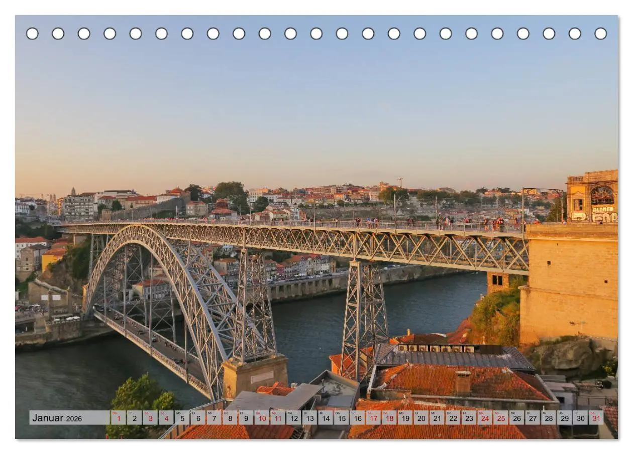Bild: 9783457723463 | Von Porto nach Santiago de Compostela (Tischkalender 2026 DIN A5...