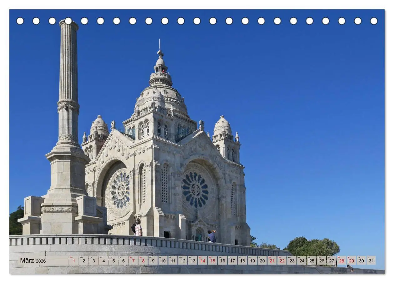 Bild: 9783457723463 | Von Porto nach Santiago de Compostela (Tischkalender 2026 DIN A5...