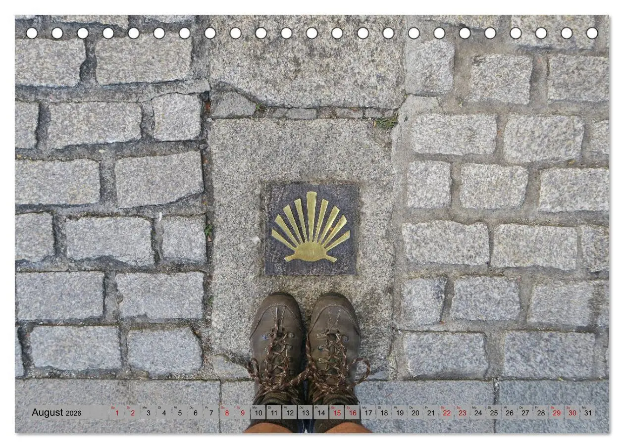 Bild: 9783457723463 | Von Porto nach Santiago de Compostela (Tischkalender 2026 DIN A5...