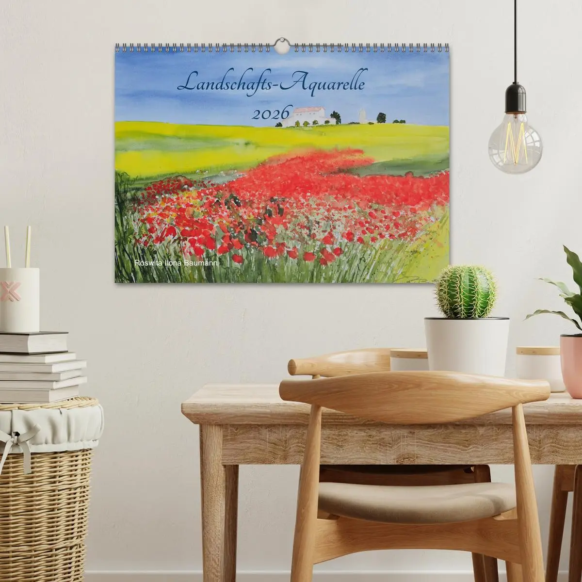 Bild: 9783457893463 | Landschafts-Aquarelle 2026 Roswita Ilona Baumann (Wandkalender 2026...