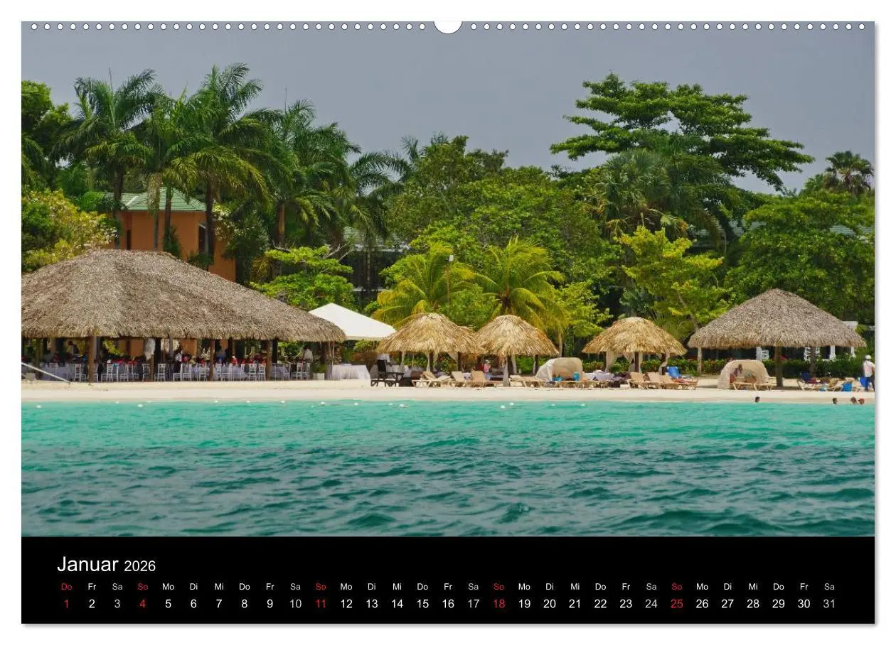Bild: 9783516053463 | Jamaika Sonne und Strand (Wandkalender 2026 DIN A2 quer), CALVENDO...