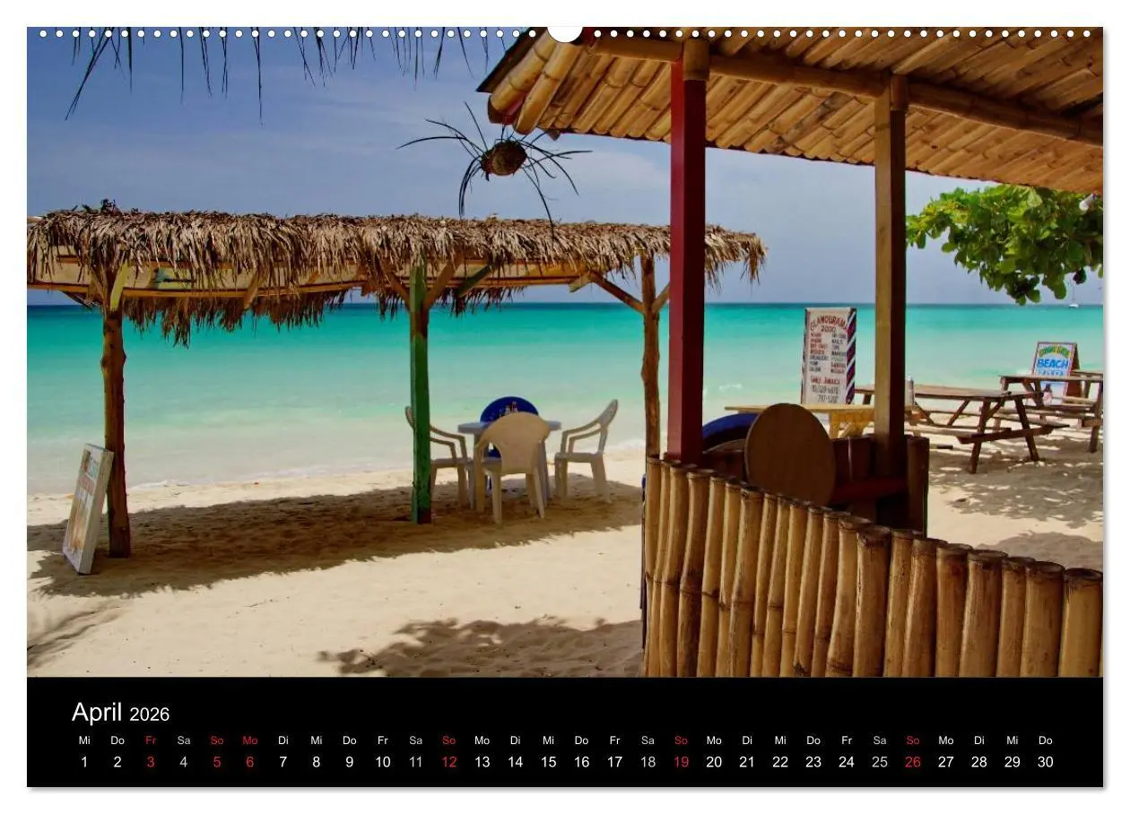 Bild: 9783516053463 | Jamaika Sonne und Strand (Wandkalender 2026 DIN A2 quer), CALVENDO...