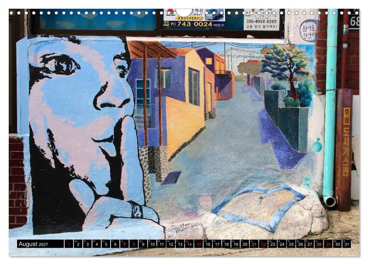 Bild: 9783594103463 | Street Art Seoul (Wandkalender 2027 DIN A3 quer), CALVENDO...